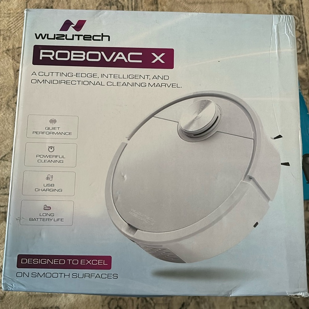 robot vacuum that you can control through a app on your phone.